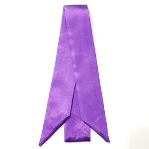 ⤵️⤵️1pc Solid Purple Design Satin Scarves